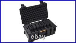 Pelican V525PF7 Vault 7-Pistol Case VCV525-0061-BLK, Black, High-impact polymer
