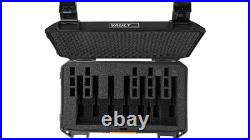 Pelican V525PF7 Vault 7-Pistol Case VCV525-0061-BLK, Black, High-impact polymer