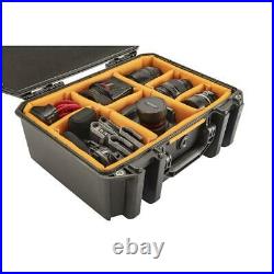 Pelican Vault V300 Large Case with Lid Foam and Dividers, Black #VCV300-0040-BLK