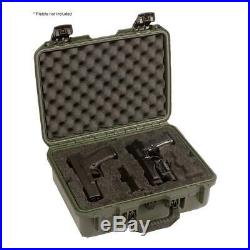 Pelican iM2200 Case with Foam for 2x Beretta M9/1911 Pistol, Olive Drab Green