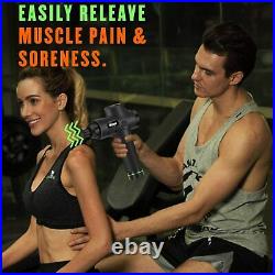 Percussion Handheld Sonic Massage Gun Deep Tissue Massager for Sore Muscle USA