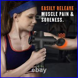 Percussion Handheld Sonic Massage Gun Deep Tissue Massager for Sore Muscle USA