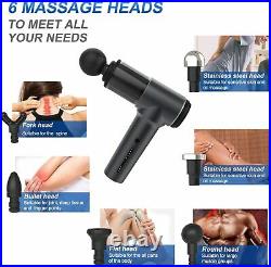 Percussion Handheld Vibrating Massage Gun, Relaxing Deep Tissue Muscle Massager