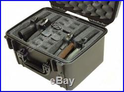 Pistol And Ammo Case Hard Padded Hand Gun Storage Waterproof Portable Airline