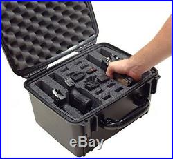 Pistol Case 4 Gun Box Accessories Tactical Safety Handgun Reinforced Storage