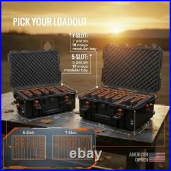 Pistol Case Gun Cases for Handguns with Premium EVA Foam TSA-Approved Hard