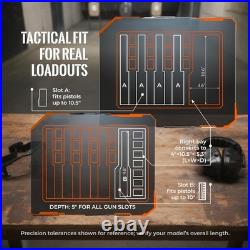 Pistol Case Gun Cases for Handguns with Premium EVA Foam Tsa-Approved Hard S