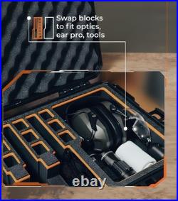 Pistol Case Gun Cases for Handguns with Premium EVA Foam Tsa-Approved Hard S