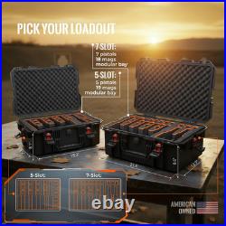 Pistol Case Gun Cases for Handguns with Premium EVA Foam Tsa-Approved Hard S