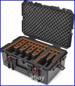 Pistol Case Gun Cases for Handguns with Premium EVA Foam Tsa-Approved Hard S