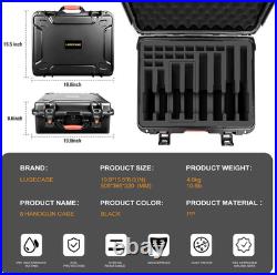 Pistol Gun Case for Multi Handguns Hold Multiple Pistols & Magazines, Pre-Cut