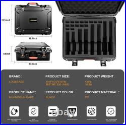 Pistol Gun Case for Multi Handguns Hold Multiple Pistols & Magazines, Pre-Cut