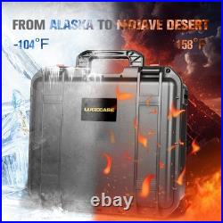 Pistol Gun Case for Multi Handguns Hold Multiple Pistols & Magazines, Pre-Cut