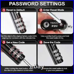 Pistol Gun Case for Multi Handguns Hold Multiple Pistols & Magazines, Pre-Cut