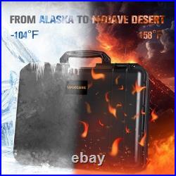 Pistol Gun Case for Multi Handguns Hold Multiple Pistols & Magazines, Pre-cut