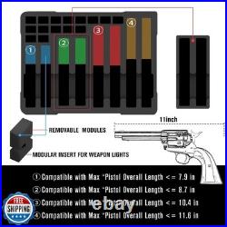 Pistol Gun Case for Multi Handguns Hold Multiple Pistols and Ma