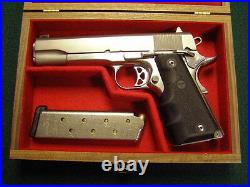 Pistol Gun Presentation Case Wood Box 1911 Fits Colt Kimber Radom Berretta 92