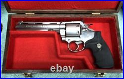 Pistol Gun Presentation Case Wood Box Colt Grizzly 6 Barrel Snake Firearm Rare