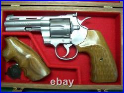 Pistol Gun Presentation Case Wood Box Colt Python 4 Barrel Snake Firearm Store