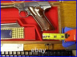 Pistol Gun Presentation Case Wood Box Colt Woodsman Huntsman Challenger Lr. 22