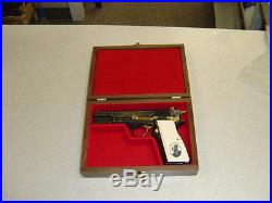Pistol Gun Presentation Case Wood Box Fits Browning Hi Power High G-35 Hp-35 Bhp