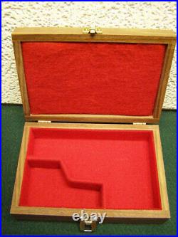 Pistol Gun Presentation Case Wood Box For Mauser Hsc Wwii Service German