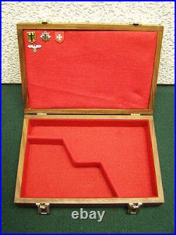 Pistol Gun Presentation Case Wood Box For Nambu Japanese Japan Type 14 Pistol Nr