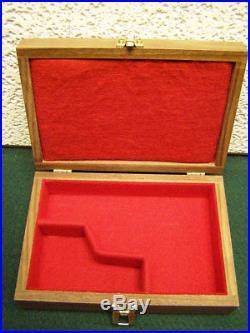Pistol Gun Presentation Case Wood Box For Walther Ppk Pp Semi Auto James Bond