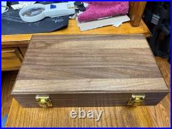 Pistol Gun Presentation Case Wood Top Colt Revolver Cobra Python Diamondback 4