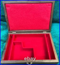 Pistol Gun Presentation Case Wood Top For Walther Ppk Ppk/s Firearm Walnut Box