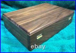 Pistol Gun Presentation Case Wood Top For Walther Ppk Ppk/s Firearm Walnut Box