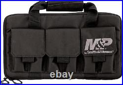Pistol Gun Soft Case Handgun Firearm Carrying Storage Pouch Bag Double Two 2 NEW