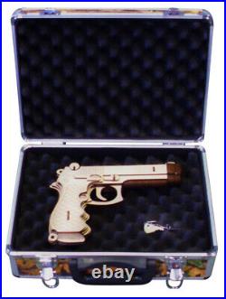 Pistol Handgun Aluminum Camo Case Camo