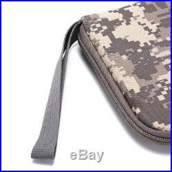 Pistol carry bag portable military handgun holster pouch hand gun soft case Cl