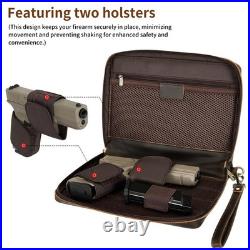 Polare Full Grain Leather Holy Bible Soft Carry Handgun Pouch Padded Wallet T