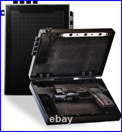 Portable Handgun Storage Case TSA Compliant Lock Box 2 Pack