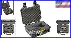 Portable Weather-Resistant Pistol Case Holds One Full-Size or Compact Gun Portable Weather-Resistant Pistol Case Holds One Full-Size or Compact Gun