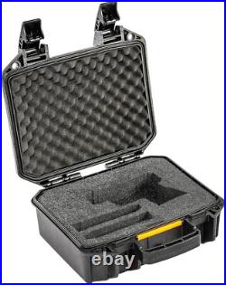 Portable Weather-Resistant Pistol Case Holds One Full-Size or Compact Gun Portable Weather-Resistant Pistol Case Holds One Full-Size or Compact Gun