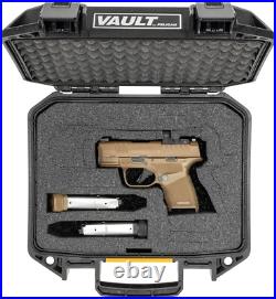 Portable Weather-Resistant Pistol Case Holds One Full-Size or Compact Gun Portable Weather-Resistant Pistol Case Holds One Full-Size or Compact Gun