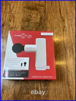 Power plate Mini+ portable handheld massager NEW in box limited edition white