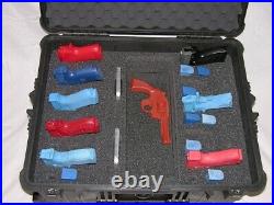 Precut 10 pistol handgun foam insert kit fits your Pelican 1620 case +nameplate