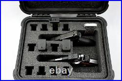 Precut Quick Draw 2 pistol handgun gun foam insert kit fits Pelican 1400 case
