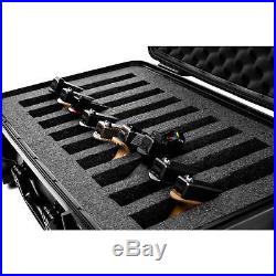 QUICK FIRE 9 Pistol Storage Case Security Gun Safe Universal Slots Waterproof