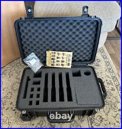 Quick Fire QF920RBKL Rolling Pistol Case Watertight with Locks LARGE CAPACITY