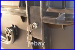 Quick Fire QF920RBKL Rolling Pistol Case Watertight with Locks LARGE CAPACITY