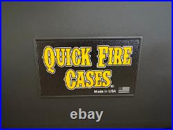 Quick Fire QF920RBKL Rolling Pistol Case Watertight with Locks LARGE CAPACITY