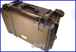 Quick Fire QF920RBKL Rolling Pistol Case Watertight with Locks LARGE CAPACITY