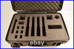 Quick Fire QF920RBKL Rolling Pistol Case Watertight with Locks LARGE CAPACITY