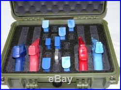 Quickdraw 4 pistol handgun gun foam insert kit upgrades your Pelican 1450 case