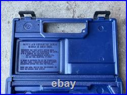RARE original COLT 22 CADET Pistol Storage Box Case BLUE nice used OEM accessory